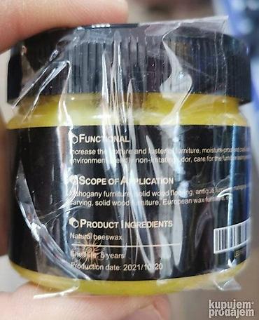 Krema---Pcelinji vosak za namestaj. --za poliranje. Novo, nekorisceno — 5
