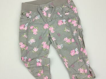 zielona bluzka w kwiaty: 3/4 Children's pants C&A, 9 years, Cotton, condition - Satisfying
