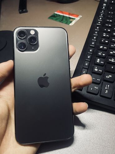 телефон iphone xr: IPhone 11 Pro, Б/у, 256 ГБ, Чехол, 75 %