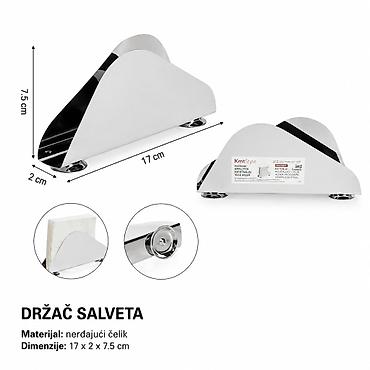 KMT držač za salvete od nerđajućeg čelika 2419039 Elegantni držač za