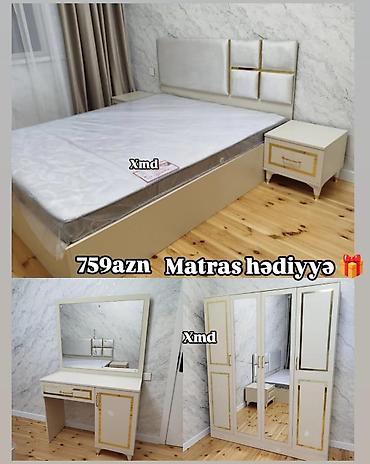 mirvari yataq desti: Yataq otağı dəsti – 759 AZN. Matras hədiyyə. Komplektə daxildir: - 1 — 1