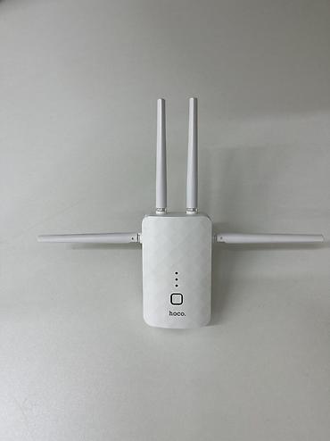 modem internet: Hoco Wi‑Fi siqnal gücləndirici (repeater) - 4 ədəd xarici antena ilə — 1