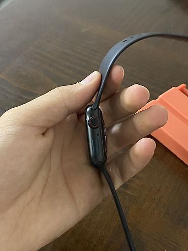 Акылдуу сааттар: Смарт‑часы «люкс копия» Apple Watch. - Черный корпус с сенсорным — 4