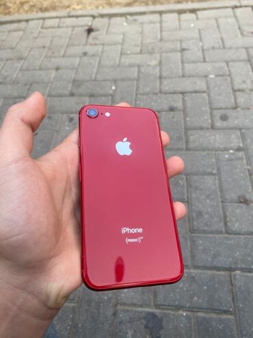 айфон 9 цена: IPhone 8, Qırmızı, Barmaq izi