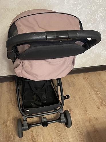 Коляски: Коляска, цвет - Розовый, Б/у — 1