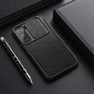 Maske i futrole za telefone: Maska Nillkin Qin Pro za Samsung Galaxy S22 Plus crna. Kataloški broj — 13