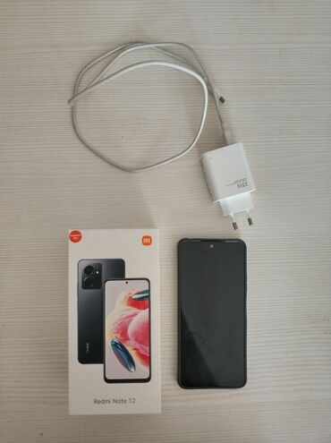 Redmi Note 12, 128 GB, rəng - Qara, İki sim kartlı