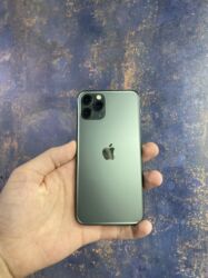ноутбук обмен на телефон: IPhone 11 Pro, Колдонулган, 64 ГБ, Жашыл, Каптама, Коргоочу айнек, 96 %