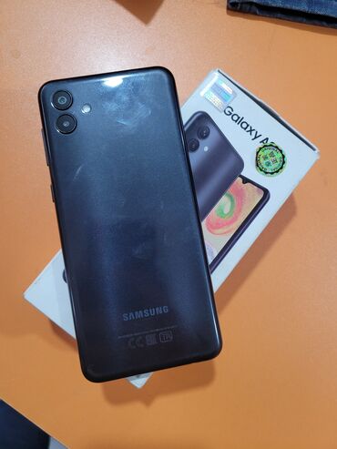 Samsung: Samsung Galaxy A04s, 64 GB, rəng - Qara, Barmaq izi, Face ID