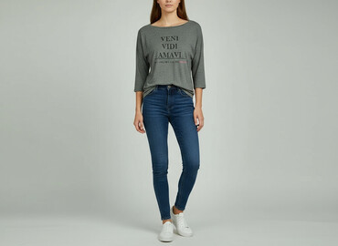 bluzki z dużym dekoltem plus size: Esmara, Жіноча блуза, розмір S