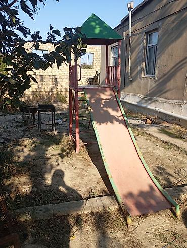 детский игровой набор черепашки ниндзя: Uşaq oyun kompleksi – metal konstruksiyalı qüllə və enişli slayd - — 3