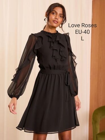 kupaci sa karnerom: L (EU 40), color - Black, Long sleeves