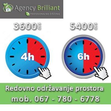 fensi strudla cena: Brisanje i redovno održavanje prostora za 4h rada 3600 rsd, za 6h rada