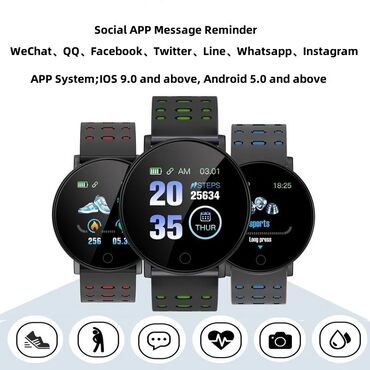 Ručni satovi: Smart watch, Unisex — 9