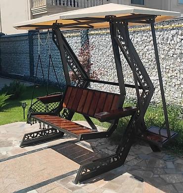 Скамейки: Скамейка Металл, Со спинкой, Без крыши — 13