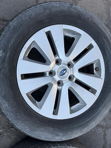 40 5: Литые Диски R 17 Subaru, Комплект, отверстий - 5, Б/у — 3