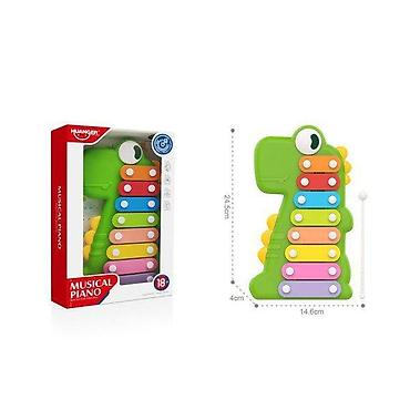 igracka set za nokte: Dino ksilofon – šarena muzička igračka za najmlađe Opis: Dino — 1