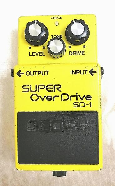 boss katana: BOSS SD-1 Super OverDrive – gitar üçün overdrive pedalı - Model: BOSS — 1