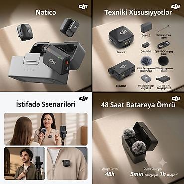 🎤 Satılır – DJI Mic Mini Simsiz Mikrofon Dəsti* Peşəkar səviyyədə səs lalafo.az -da 🎤 Satılır – DJI Mic Mini Simsiz Mikrofon Dəsti* Peşəkar səviyyədə səs