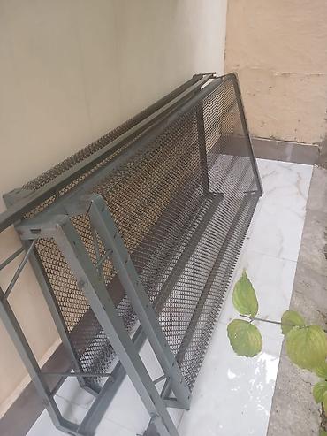 kravat tek: Mebel çarpayısı – metal karkas və taxta başlıq dəsti - Ölçü: təxmini — 2