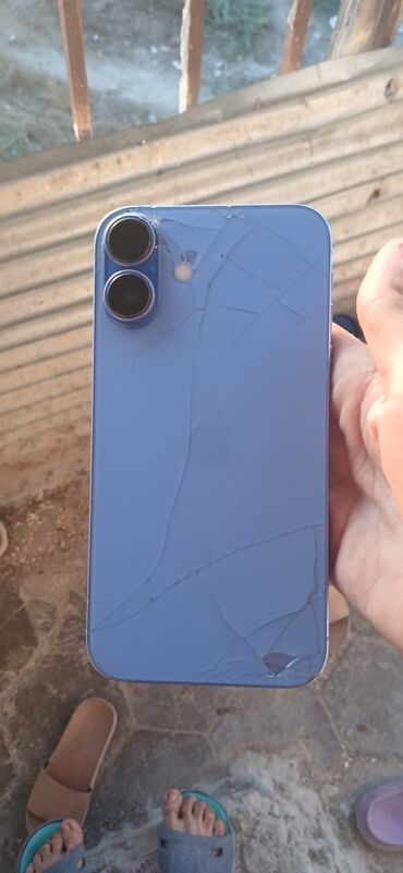 бу аккумулятор: IPhone Xr, Göy, Qırıq