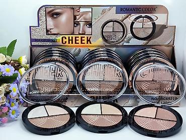 el sumkasi: ROMANTIC COLOR Professional Make-Up – Cheek Makeup Kit - 3-lü yanaq — 1