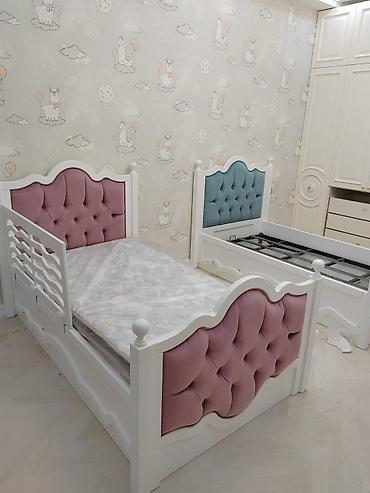 Oğlan və qız üçün, Yeni, Çarpayı, Bazasız, Matras ilə, Siyirməsiz