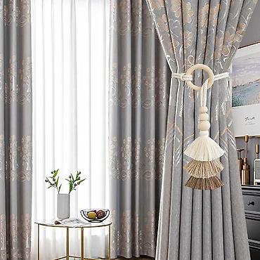 stolnjaci uskrs: Elegantna dekoracija za zavese 🌸 Prelepa dekorativna traka za zavese — 5
