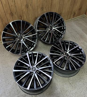2 gr: Литые Диски R 18 Lexus, Комплект, отверстий - 5, Б/у — 2