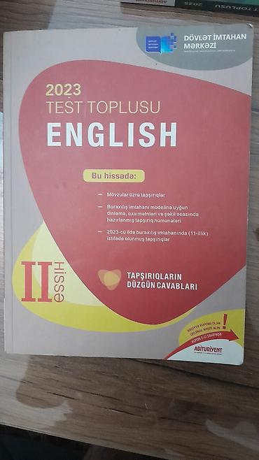 Testlər: İngilis dili Testlər 11-ci sinif, DİM, 2-ci hissə, 2023 il — 1