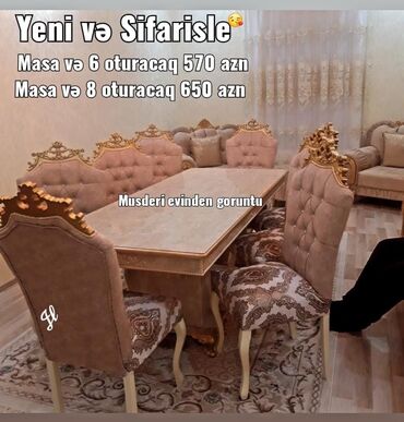 masa dəsti: Комплекты столов и стульев