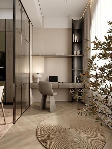 Продажа квартир: 1 комната, 48 м², Асанбай мкр Элитка, 14 этаж, Евроремонт — 12