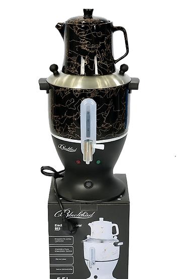 islenmis samovar: №: 5038 Məhsulun adı: Elektrikli samovar Blackbird BES-9091 Black — 1
