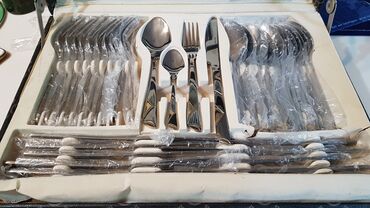 кухонные мелочи: Berghoff набор столовых приборов. 72 предмета. ложки/ вилки/ ножи и т