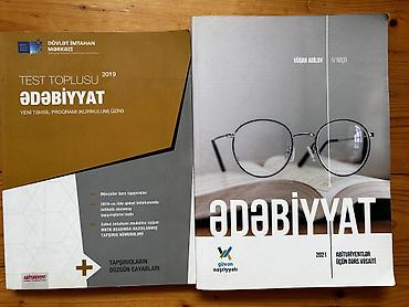 bilyard satılır: Məktəb və abituriyentlər üçün fənn kitabları və test topluları dəsti — 7