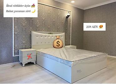 taxt ortukleri: Yeni, İkinəfərlik çarpayı, Matras ilə — 1