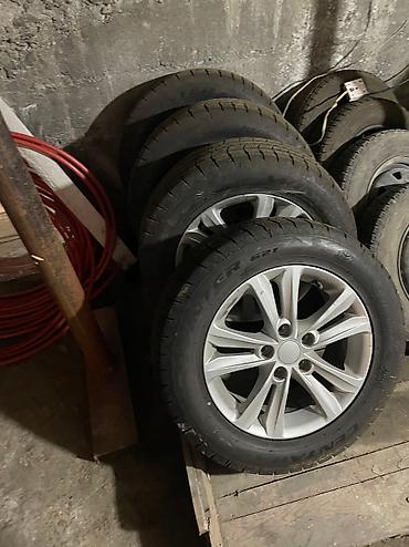 Унаа: Дөңгөлөктөр монтажда 215 / 60 / R 16, Кыш, Жаңы, Комплект, Жол тандабастар (АТ/МТ), Куйма, тешиктери - 5 — 3