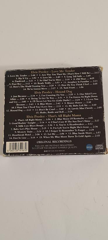 Kasete, CD i DVD: ★ Prodajem kolekcionarski muzički set sa 3CD-a posvećen Elvisu — 9