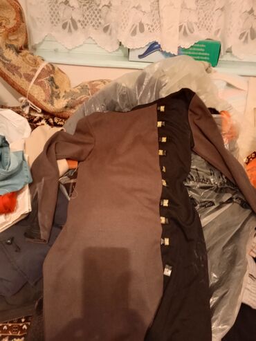 Другая женская одежда: Женский комплект одежды 1) Платье-футляр с поясом - Верх: черный — 4