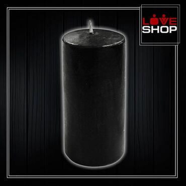 продаю свечи: Парафиновая свеча Низкотемпературная свеча для игр с воском. черного
