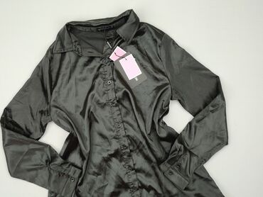 bluzki damskie bawełniane z długim rękawem: Shirt, Prettylittlething, S (EU 36), condition - Perfect