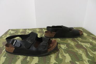 crne mokasine: Sandals, Grubin, size - 45