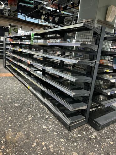 Витрины: Витрины, стеллажи, полки торговые металлические б/у, полка магазинная — 9