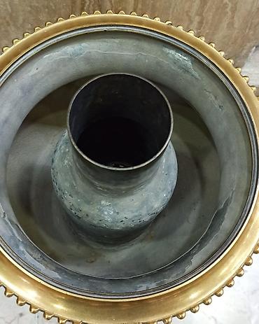 Samovarlar: Misin samovar – klassik kömürlə işləyən model - Material: tam mis — 3