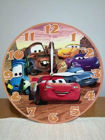 Satovi za kuću: Zidni sat, bоја - Šareno, Novo — 6