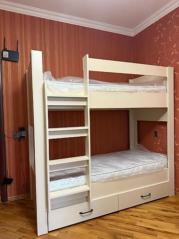 Oğlan və qız üçün, Yeni, Çarpayı, Matras ilə, Siyirməli, Laminat — 2