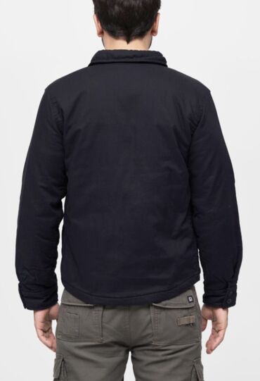 Другая мужская одежда: Батник утепленный. Brandit (Германия). Цвет: Черно-серый (как на фото) — 8