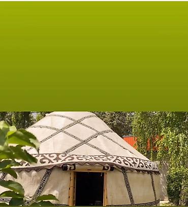 Аренда юрт: Аренда юрты, Каркас Деревянный, 85 баш, Стулья, Стол, С полом — 4