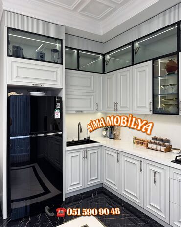 Mətbəx mebeli: METBEX MODELERİ İSDENİLEN RƏNG SECİMİ İLE ELDE EDE BİLERSİZ TELESİN — 23