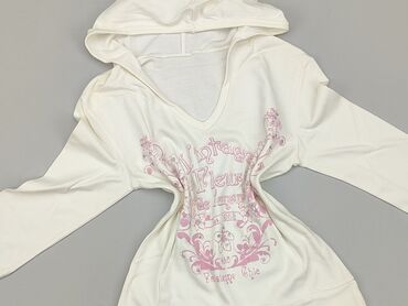biała spódnice z haftem: Hoodie, L (EU 40), condition - Good